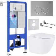 Комплект инсталляции с унитазом Roxen StounFix Dual Fresh 524734 Комплект инсталляции с унитазом Roxen StounFix Dual Fresh 524734