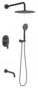 Душевая система Berges Ventas 3R Black 073008 Душевая система Berges Ventas 3R Black 073008