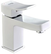 Смеситель для умывальника Wasserkraft Aller White 1063