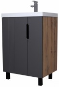 Тумба под умывальник напольная Айсберг Марта 60 DA3502T Тумба под умывальник напольная Айсберг Марта 60 DA3502T