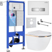 Комплект инсталляции Roxen StounFix Slim 904965 клавиша белый Комплект инсталляции Roxen StounFix Slim 904965 клавиша белый