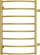 Полотенцесушитель водяной Terminus Классик П8 500х800 RAL 9005 боковое подключение (м/о 500) золото