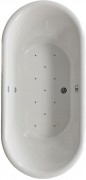 Ванна аэромассажная Riho Dua Black 180x86 белый/черный Ванна аэромассажная Riho Dua Black 180x86 белый/черный