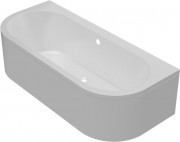 Ванна акриловая Bonito Home Aura 170x75 с панелью, белая
