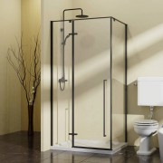 Душевой уголок Vincea Slim-N VSR-5SN9010CLB 100x90 прозрачное стекло / профиль черный матовый Душевой уголок Vincea Slim-N VSR-5SN9010CLB 100x90 прозрачное стекло / профиль черный матовый