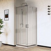 Душевой уголок Vincea City VSS-5CT8010CL 100x80 стекла прозрачные, профиль хром