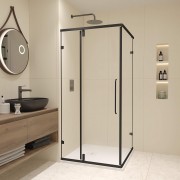 Душевой уголок RGW Classic CL-35B 90x90 прозрачное стекло / профиль черный Душевой уголок RGW Classic CL-35B 90x90 прозрачное стекло / профиль черный