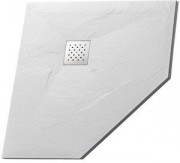 Душевой поддон Grossman Strong 100x100 пятиугольный, белый