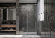 Душевая дверь Veconi Premium Trento PTD-30GR 120x200 прозрачные стекла / профиль брашированный графит Душевая дверь Veconi Premium Trento PTD-30GR 120x200 прозрачные стекла / профиль брашированный графит