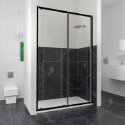 Душевая дверь RGW Classic CL-14B 110x185 прозрачное стекло / черный профиль Душевая дверь RGW Classic CL-14B 110x185 прозрачное стекло / черный профиль