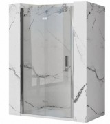 Душевая дверь Rea Molier Chrome REA-K6371 100x190 стекла прозрачные, профиль хром Душевая дверь Rea Molier Chrome REA-K6371 100x190 стекла прозрачные, профиль хром