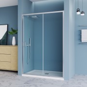 Душевая дверь Benetto BEN_902_SL_C 160x195 стекла прозрачные, профиль хром Душевая дверь Benetto BEN_902_SL_C 160x195 стекла прозрачные, профиль хром