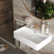 Умывальник Roxen Solo 570160 с креплениями к стене Умывальник Roxen Solo 570160 с креплениями к стене
