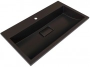 Умывальник Versalia Absolute 80x45 черный глянец Умывальник Versalia Absolute 80x45 черный глянец