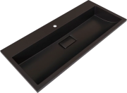 Умывальник Versalia Absolute 100x45 черный глянец Умывальник Versalia Absolute 100x45 черный глянец