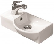 Умывальник накладной/подвесной Santiline SL-2011R 40x22 белый (правый) Умывальник накладной/подвесной Santiline SL-2011R 40x22 белый (правый)