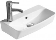 Умывальник накладной/подвесной Santiline SL-2003 45x25,5 белый Умывальник накладной/подвесной Santiline SL-2003 45x25,5 белый