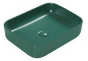 Умывальник SantiLine SL-1051G 50x41 зеленый матовый