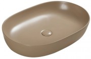 Умывальник Santiline SL-1017KH 60x40 светло-коричневый матовый Умывальник Santiline SL-1017KH 60x40 светло-коричневый матовый