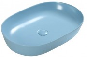 Умывальник Santiline SL-1017BL 60x40 голубой матовый Умывальник Santiline SL-1017BL 60x40 голубой матовый