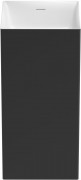 Умывальник напольный Wellsee Pure BY Wellsee 40x40 черный матовый Умывальник напольный Wellsee Pure BY Wellsee 40x40 черный матовый
