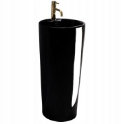 Умывальник напольный Rea Blanka Black 40x40 черный Умывальник напольный Rea Blanka Black 40x40 черный