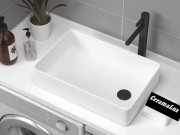 Умывальник накладной CeramaLux 6250 51x33 белый Умывальник накладной CeramaLux 6250 51x33 белый