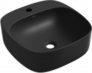 Умывальник накладной Wellsee Ideal 326904000 42x42 черный матовый Умывальник накладной Wellsee Ideal 326904000 42x42 черный матовый