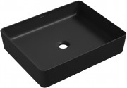 Умывальник накладной Wellsee FreeDom 2.0 323016000 51x40 черный матовый