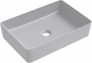 Умывальник накладной Wellsee FreeDom 2.0 323014000 50x34 серый матовый
