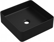 Умывальник накладной Wellsee FreeDom 2.0 323010000 36x36 черный матовый Умывальник накладной Wellsee FreeDom 2.0 323010000 36x36 черный матовый