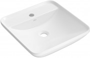 Умывальник накладной Wellsee Cute Twin R 318301000 43x43 белый глянец Умывальник накладной Wellsee Cute Twin R 318301000 43x43 белый глянец