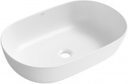 Умывальник накладной Wellsee Chic Riviera 326810000 60x41 белый матовый Умывальник накладной Wellsee Chic Riviera 326810000 60x41 белый матовый