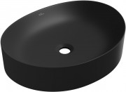 Умывальник накладной Wellsee Belle Spa 2.0 335807000 50x38 черный матовый Умывальник накладной Wellsee Belle Spa 2.0 335807000 50x38 черный матовый