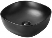 Умывальник накладной Santiline SL-1106MB 41x41 черный матовый Умывальник накладной Santiline SL-1106MB 41x41 черный матовый