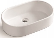 Умывальник накладной Santiline SL-1018 55x35 белый Умывальник накладной Santiline SL-1018 55x35 белый