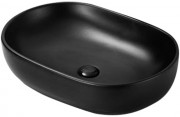 Умывальник накладной Santiline SL-1017MB 60x40 черный матовый Умывальник накладной Santiline SL-1017MB 60x40 черный матовый