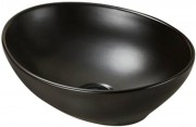 Умывальник накладной Santiline SL-1016MB 41x33 черный матовый Умывальник накладной Santiline SL-1016MB 41x33 черный матовый