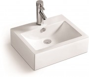 Умывальник накладной Santiline SL-1005 52,5x42 белый Умывальник накладной Santiline SL-1005 52,5x42 белый