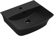 Умывальник подвесной/накладной Lavinia Boho Bathroom Sink 33311080 45x40 черный матовый Умывальник подвесной/накладной Lavinia Boho Bathroom Sink 33311080 45x40 черный матовый