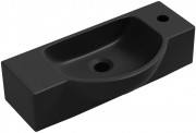 Умывальник подвесной/накладной Lavinia Boho Bathroom Sink 33311042 53x25 черный матовый Умывальник подвесной/накладной Lavinia Boho Bathroom Sink 33311042 53x25 черный матовый