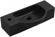 Умывальник подвесной/накладной Lavinia Boho Bathroom Sink 33311040 53x25 черный матовый Умывальник подвесной/накладной Lavinia Boho Bathroom Sink 33311040 53x25 черный матовый