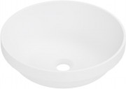 Умывальник накладной Белюкс Джаз 410 Solid Surface, круг, белый матовый Умывальник накладной Белюкс Джаз 410 Solid Surface, круг, белый матовый