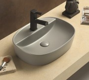 Умывальник накладной CeramaLux N 78239MH-5 50,5x38,5 светло-серый Умывальник накладной CeramaLux N 78239MH-5 50,5x38,5 светло-серый