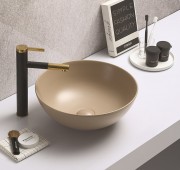 Умывальник Ceramalux 104MC-1 41,5x41,5 капучино Умывальник Ceramalux 104MC-1 41,5x41,5 капучино