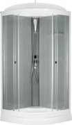 Душевая кабина Saniteco SNT-84 90x90 (серый/прозрачное стекло)