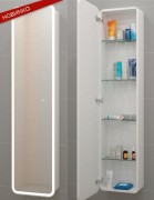 Шкаф-пенал Континент Lorenzo LED 40x160 с подсветкой и сенсорным управлением Шкаф-пенал Континент Lorenzo LED 40x160 с подсветкой и сенсорным управлением