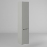 Пенал подвесной BRIZ Прато Лайт 35 с бельевой корзиной светло-серый (матовый) правый Пенал подвесной BRIZ Прато Лайт 35 с бельевой корзиной светло-серый (матовый) правый