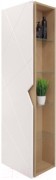 Шкаф-пенал для ванной Doratiz Фьорд 40 L 2712.303 (дуб бунратти/белый, с подвесной) Шкаф-пенал для ванной Doratiz Фьорд 40 L 2712.303 (дуб бунратти/белый, с подвесной)