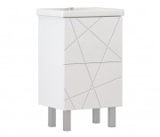 Тумба напольная Vigo Geometry 500-0-2 (Фостер) белая Тумба напольная Vigo Geometry 500-0-2 (Фостер) белая